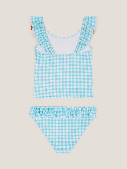 Monsoon Green Tomato Gingham Tankini Set image 2