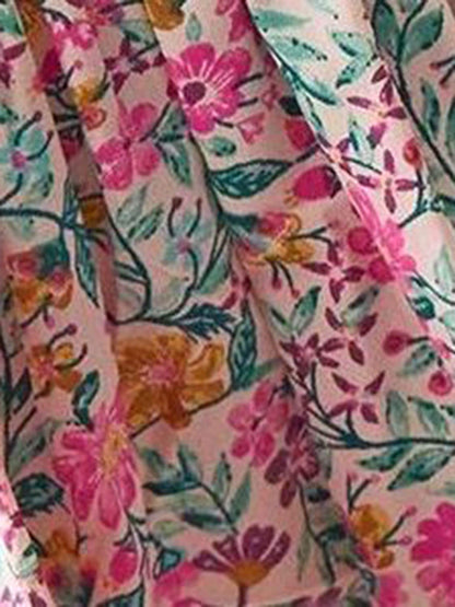 Monsoon Pink Embroidered Floral Dress image 5