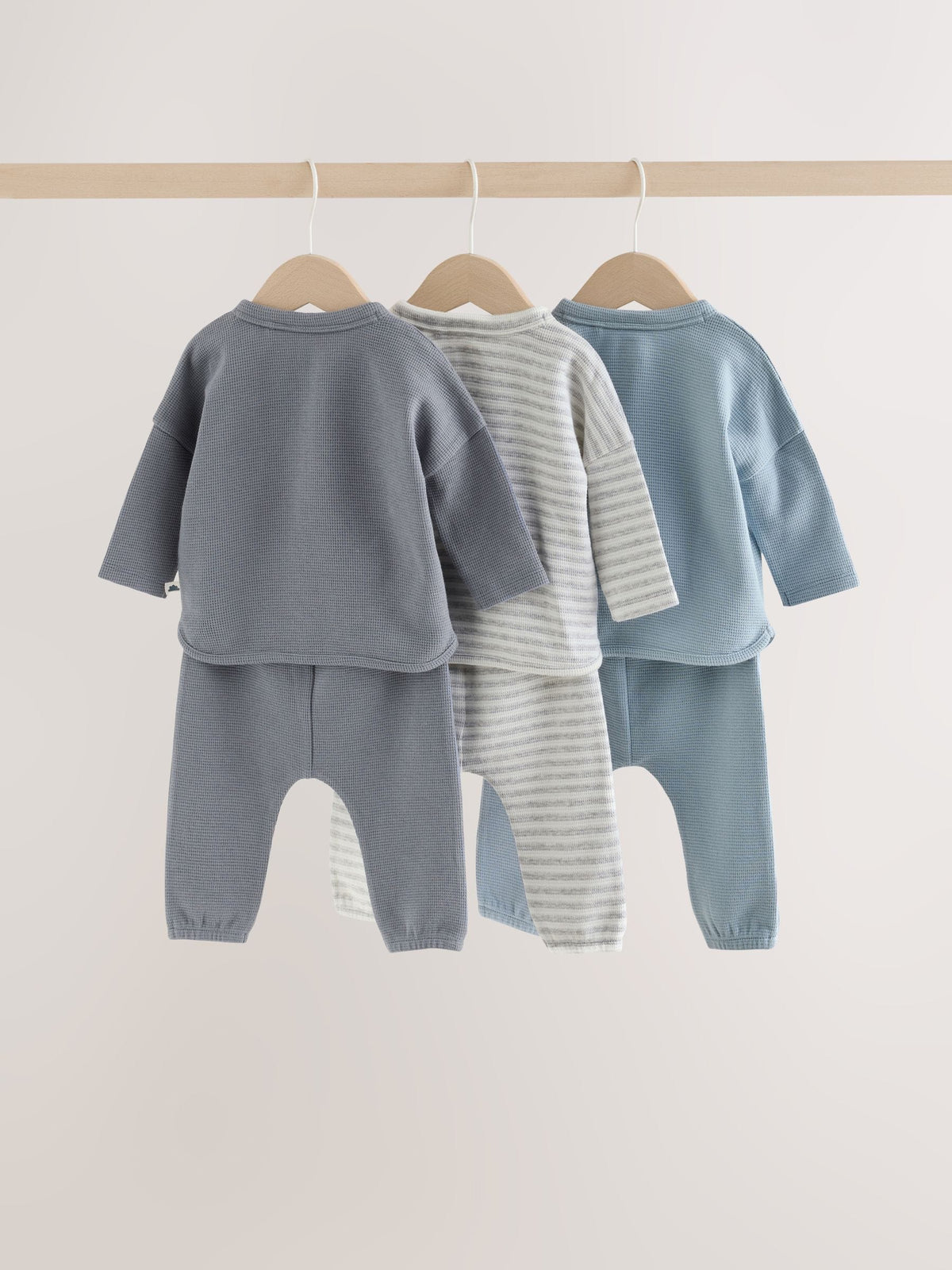 Blue Stripe Baby Top & Leggings Set 6 Piece (0mths-3yrs) - image 10