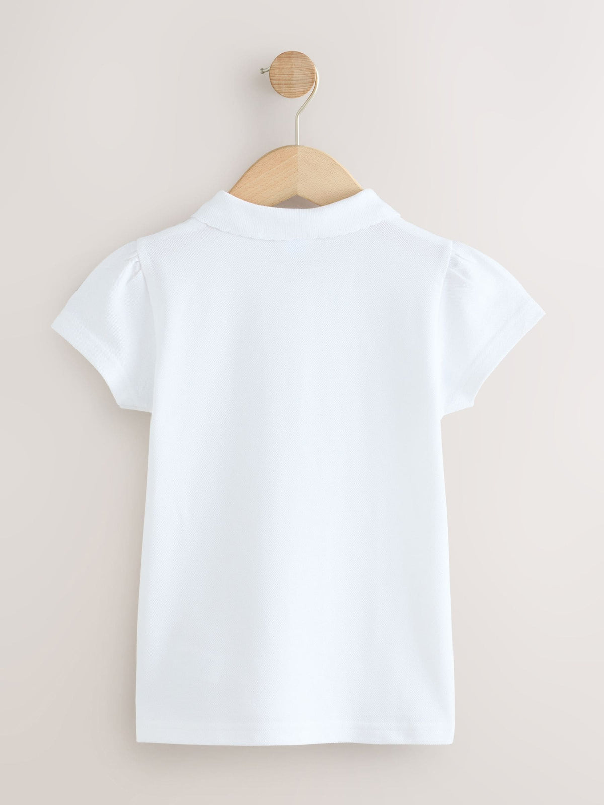 Dsiney Kidz - White Girls Cotton Short Sleeve Polo Shirt 3 Pack (3-16yrs) image 3