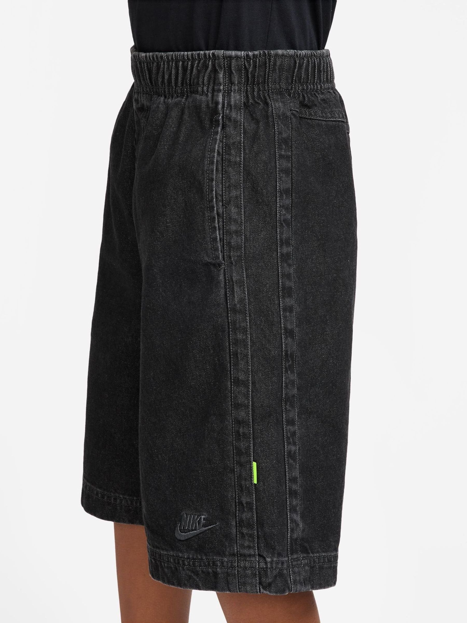 Dsiney Kidz - Nike Black Nike Denim Shorts image 2