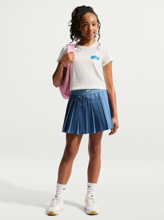 Dsiney Kidz - Nike Sail White Slim Cropped T-Shirt image 2