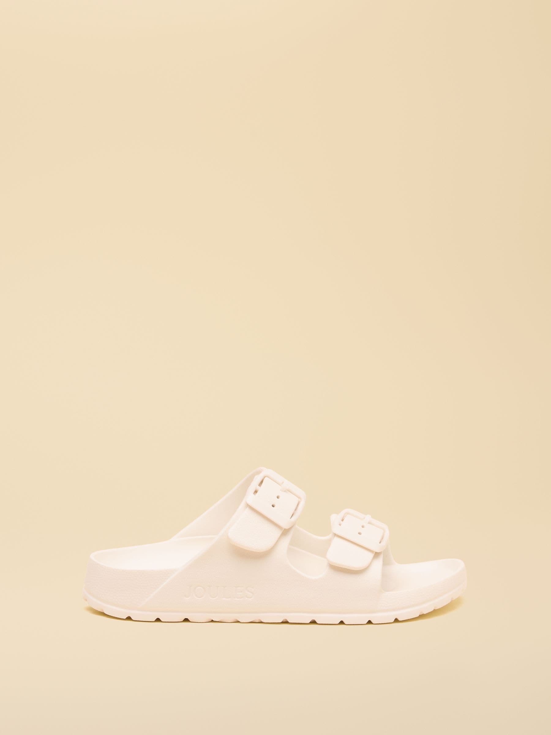 Joules Kids' Sunseeker White EVA Double Buckle Sliders image 2