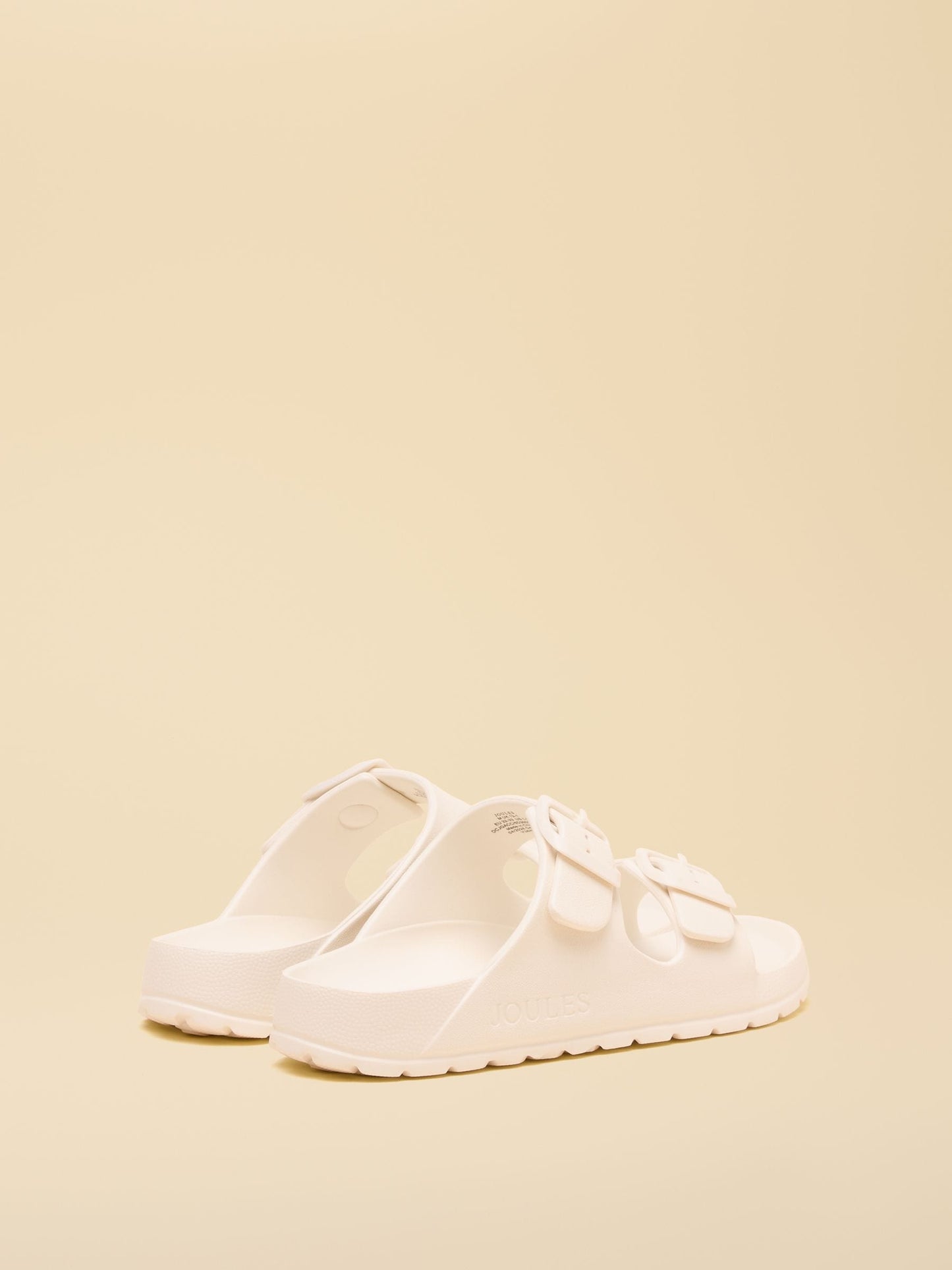 Joules Kids' Sunseeker White EVA Double Buckle Sliders image 3