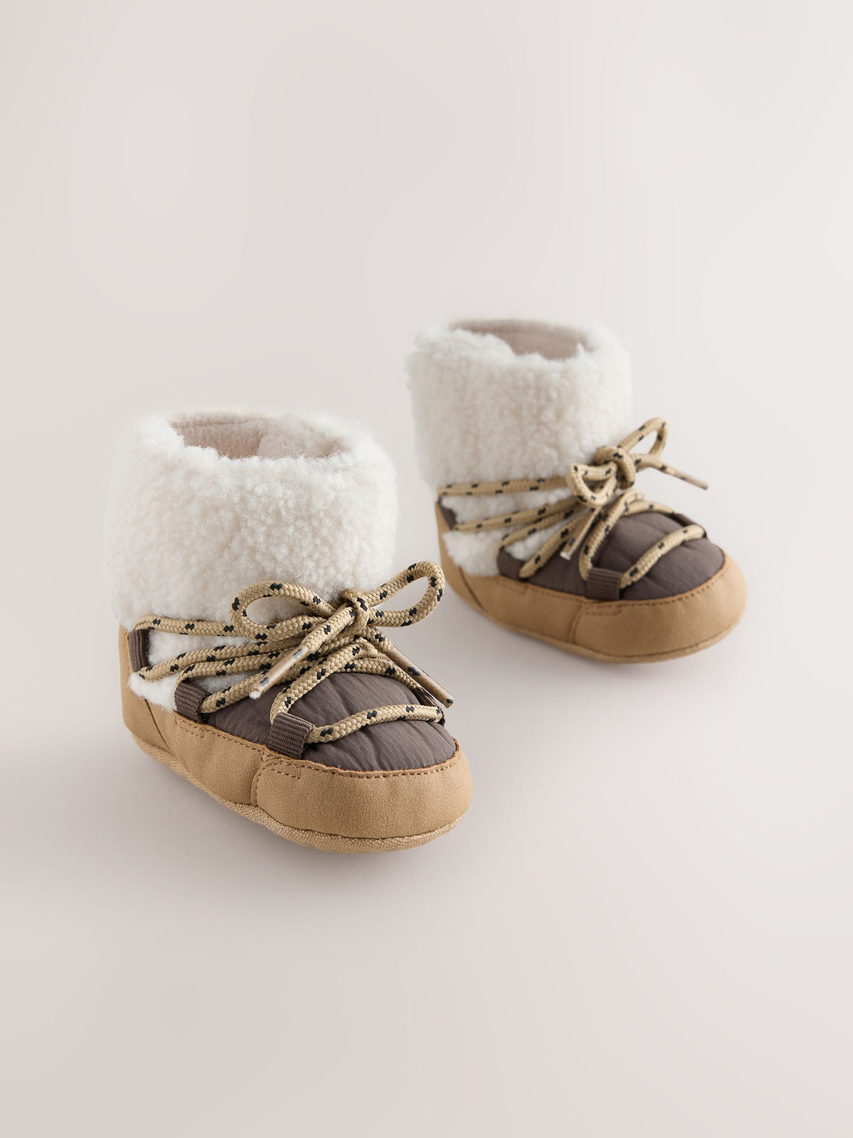 Chocolate Brown Baby Snow Boots (0-2mths) - image 1