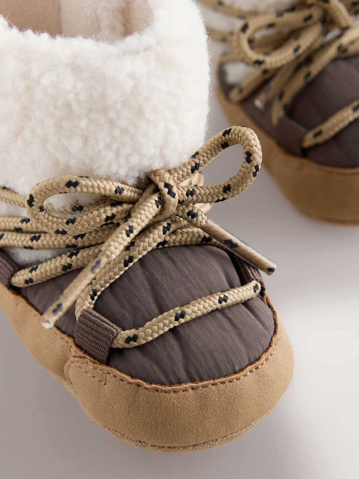 Chocolate Brown Baby Snow Boots (0-2mths) - image 3