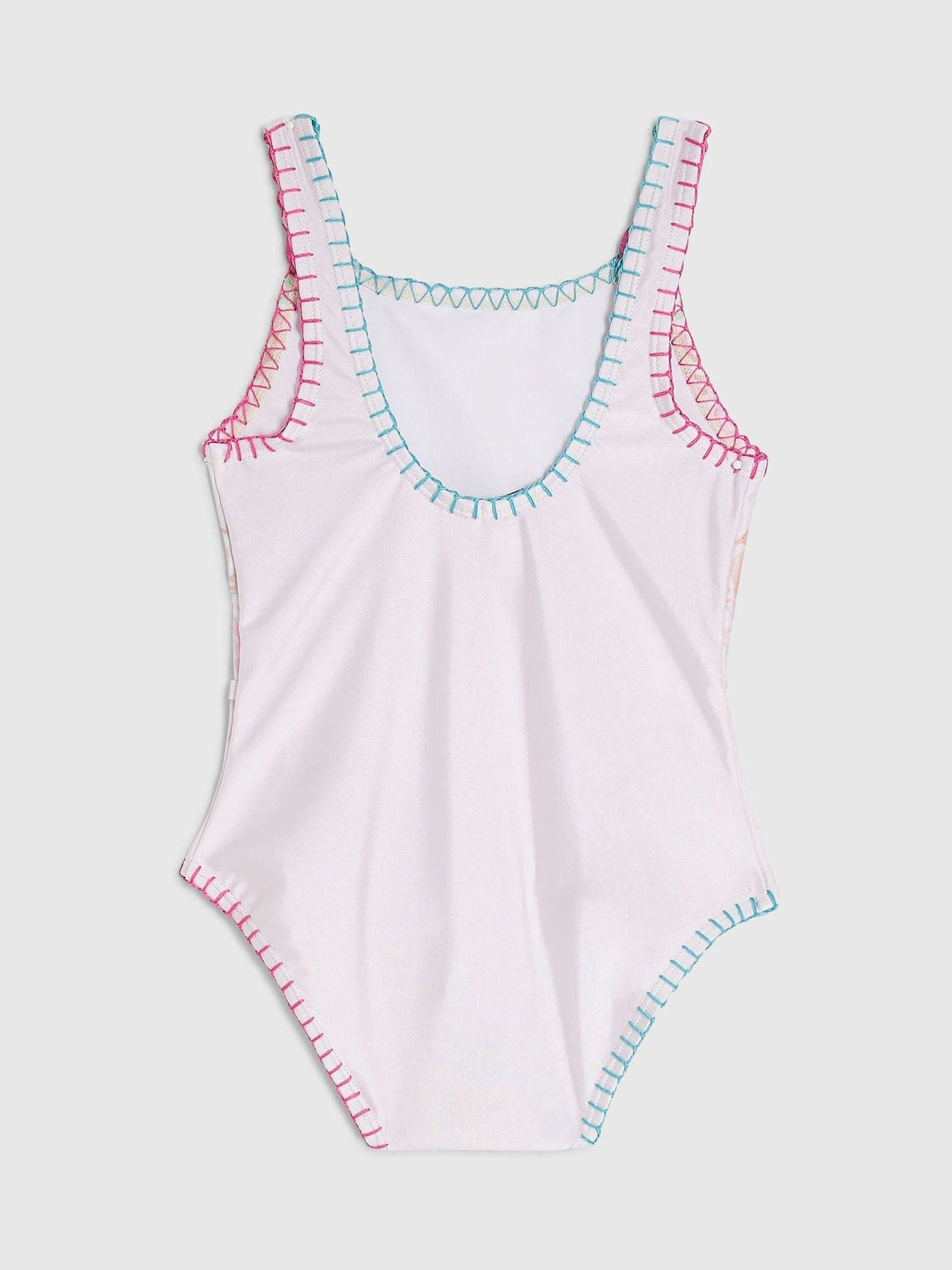 Dsiney Kidz - River Island Cream Chain Border Print Embellished Swimsuit image 2