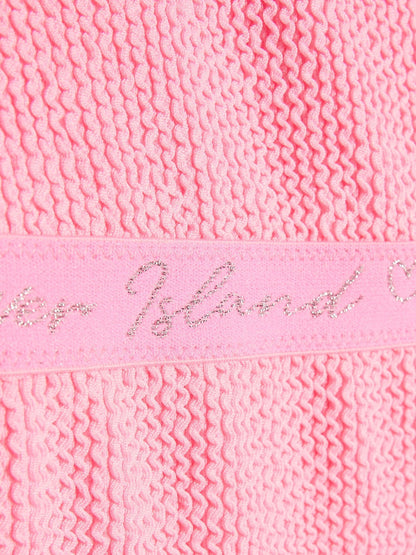 Dsiney Kidz - River Island Pink Logo Textured Swimsuit 2 Pack image 4