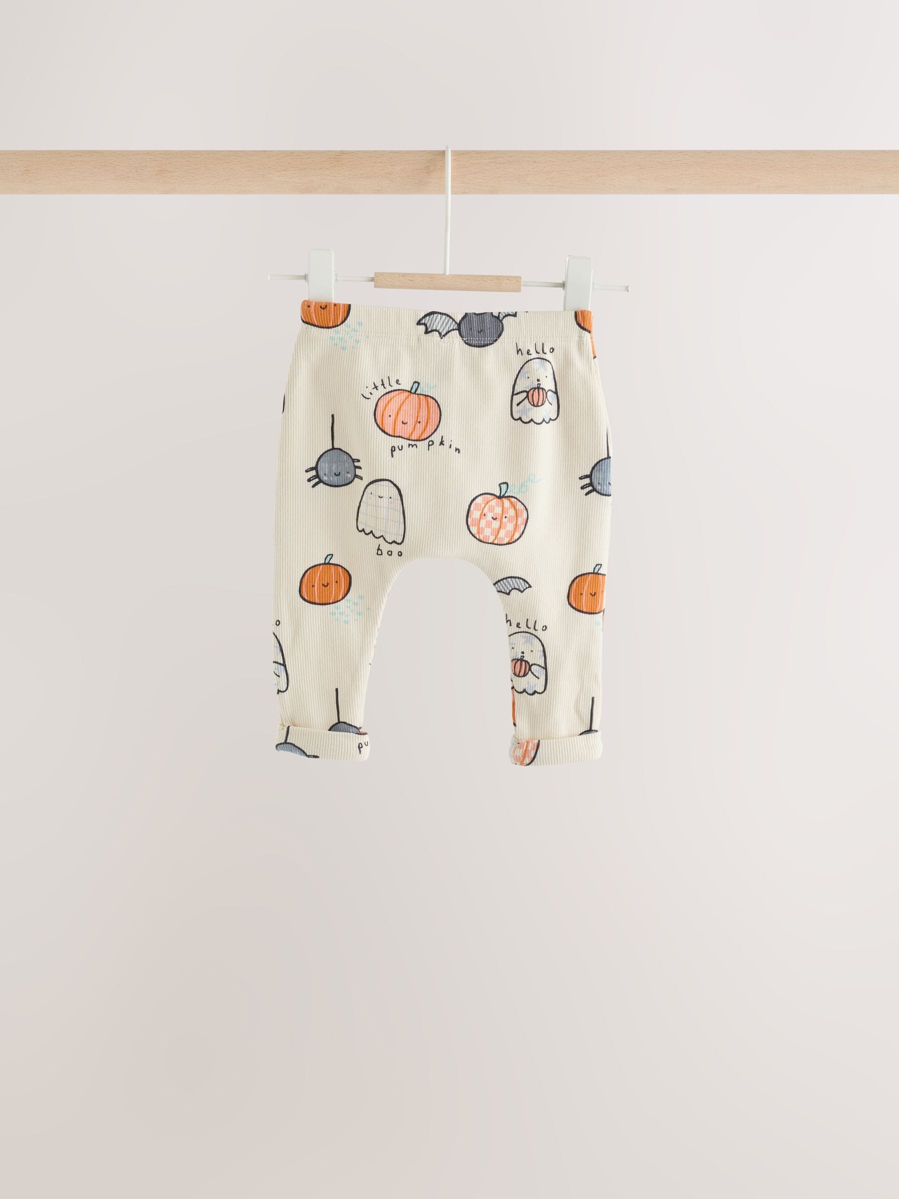 Charcoal Halloween Character Sweat and Legging Baby Set (0mths-2yrs) image 6
