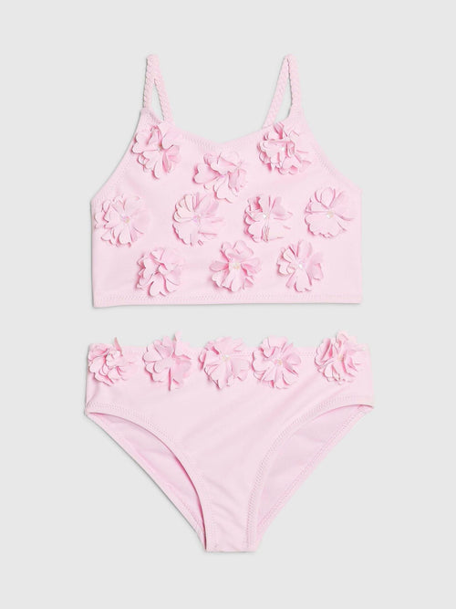 Dsiney Kidz - River Island Pink 3D Flower Tankini image 1