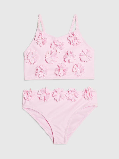 Dsiney Kidz - River Island Pink 3D Flower Tankini image 1