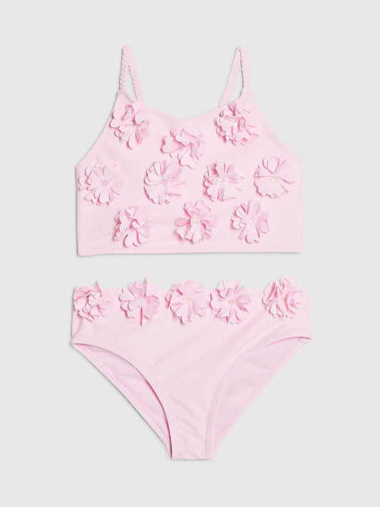 Dsiney Kidz - River Island Pink 3D Flower Tankini image 1