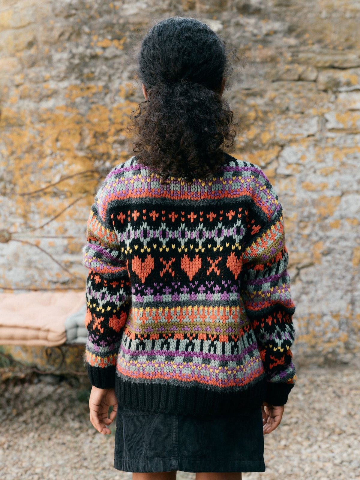 Black Multi Fairisle Jumper (3-16yrs) - image 5