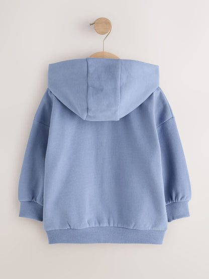 Dsiney Kidz - Blue Soft Touch Zip Through Hoodie (3mths-7yrs) image 2
