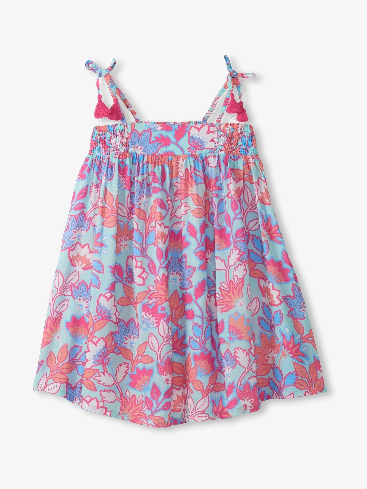 Hatley Blue Graphic Floral Full Dress image 2