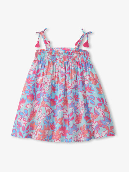 Hatley Blue Graphic Floral Full Dress image 3