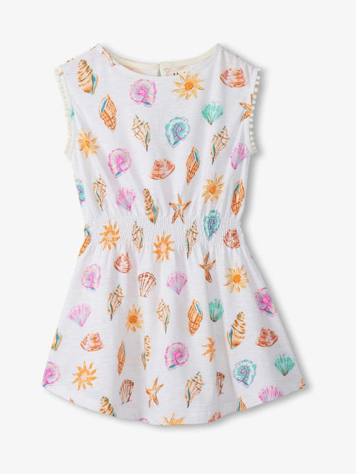 Dsiney Kidz - Hatley Natural Shells and Sunshine Smocked Waist Dress image 1