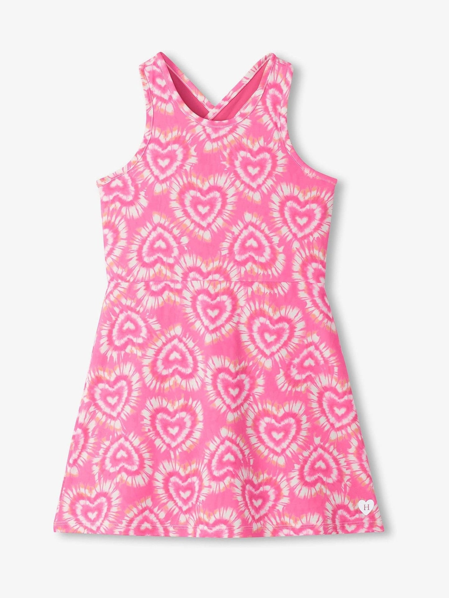 Hatley Pink Candy Hearts Active A-Line Dress image 1