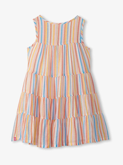 Hatley Natural Sunny Stripes Layered Tiered Dress image 2