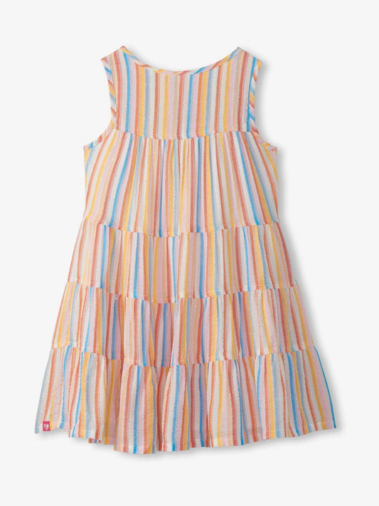Hatley Natural Sunny Stripes Layered Tiered Dress image 2