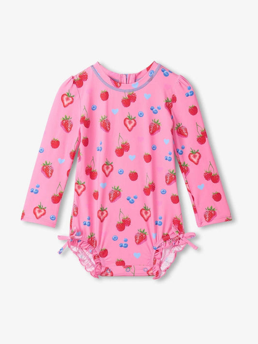 Dsiney Kidz - Hatley Pink Summer Berries Sun Protection Swimsuit image 1