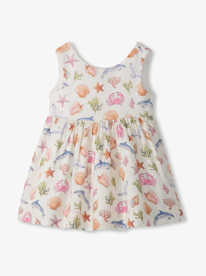 Hatley Natural Vintage Sea Life Sleeveless Party Dress image 1