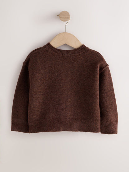 Chocolate Brown House Cardigan (3mths-7yrs) - image 2