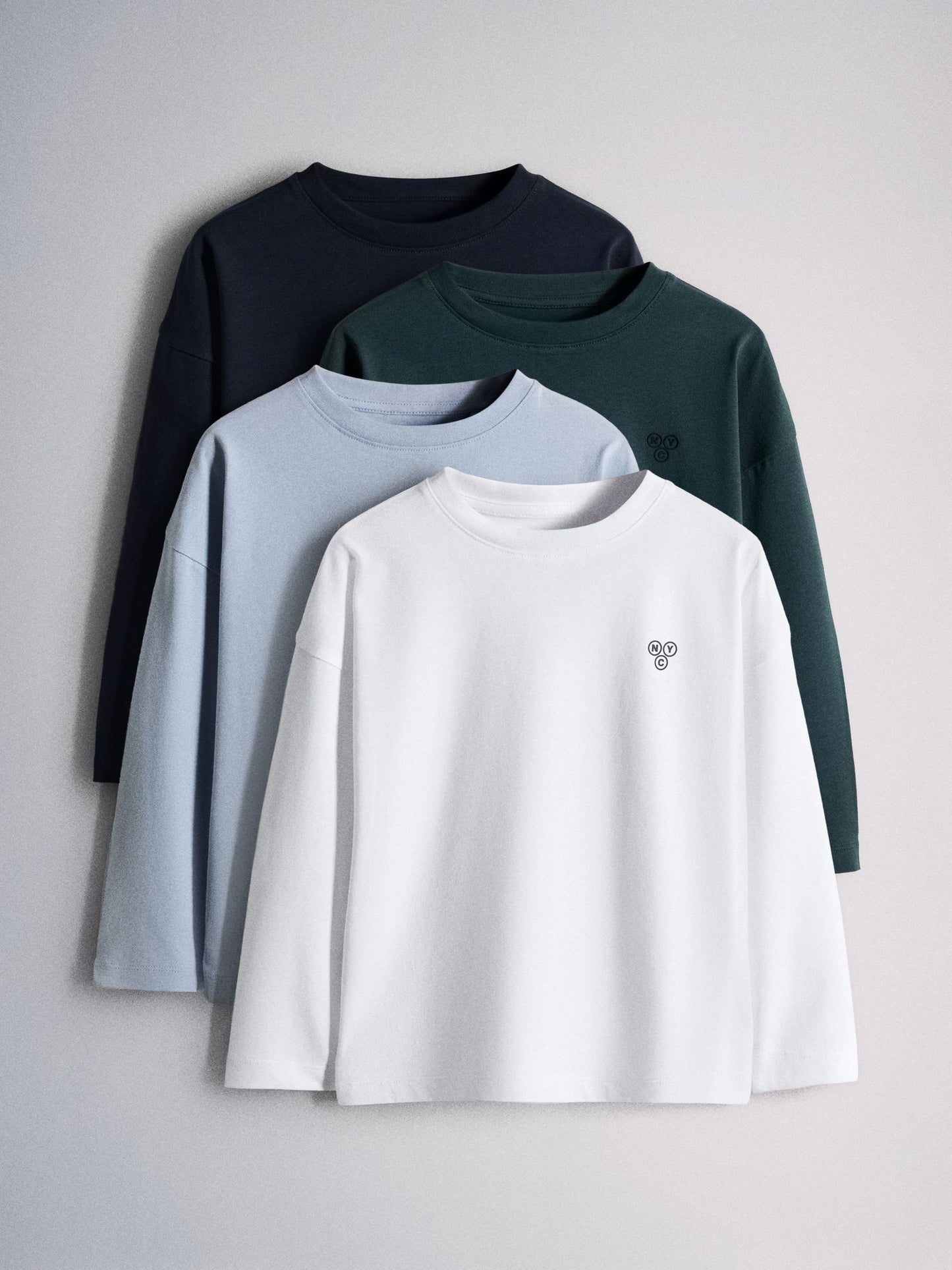 Dsiney Kidz - The Set 4 Pack Long Sleeve Graphic T-Shirt Blue/Green image 1