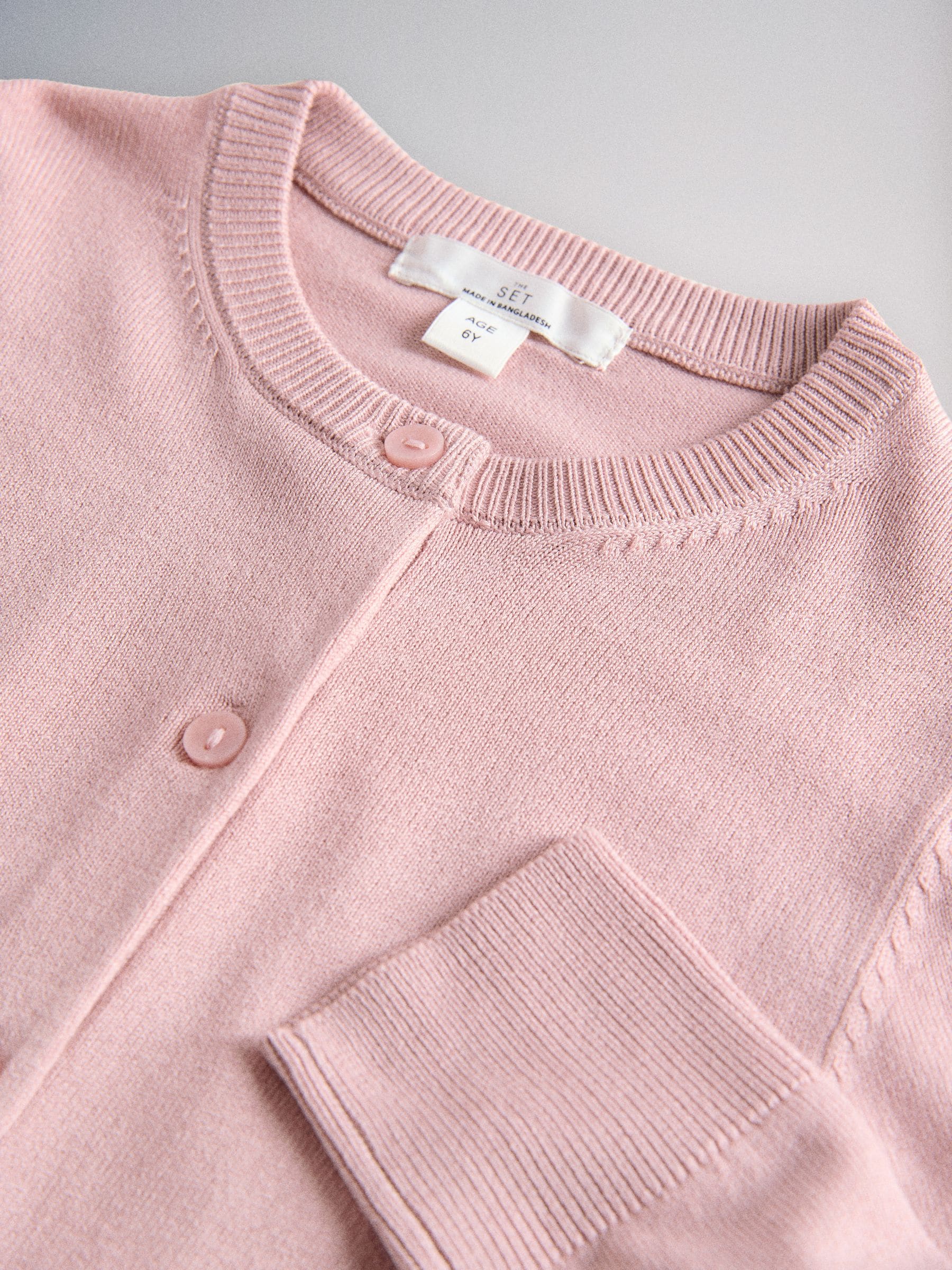 Dsiney Kidz - The Set 3 Pack Knitted Cardigans Pink/Cream/Brown image 6