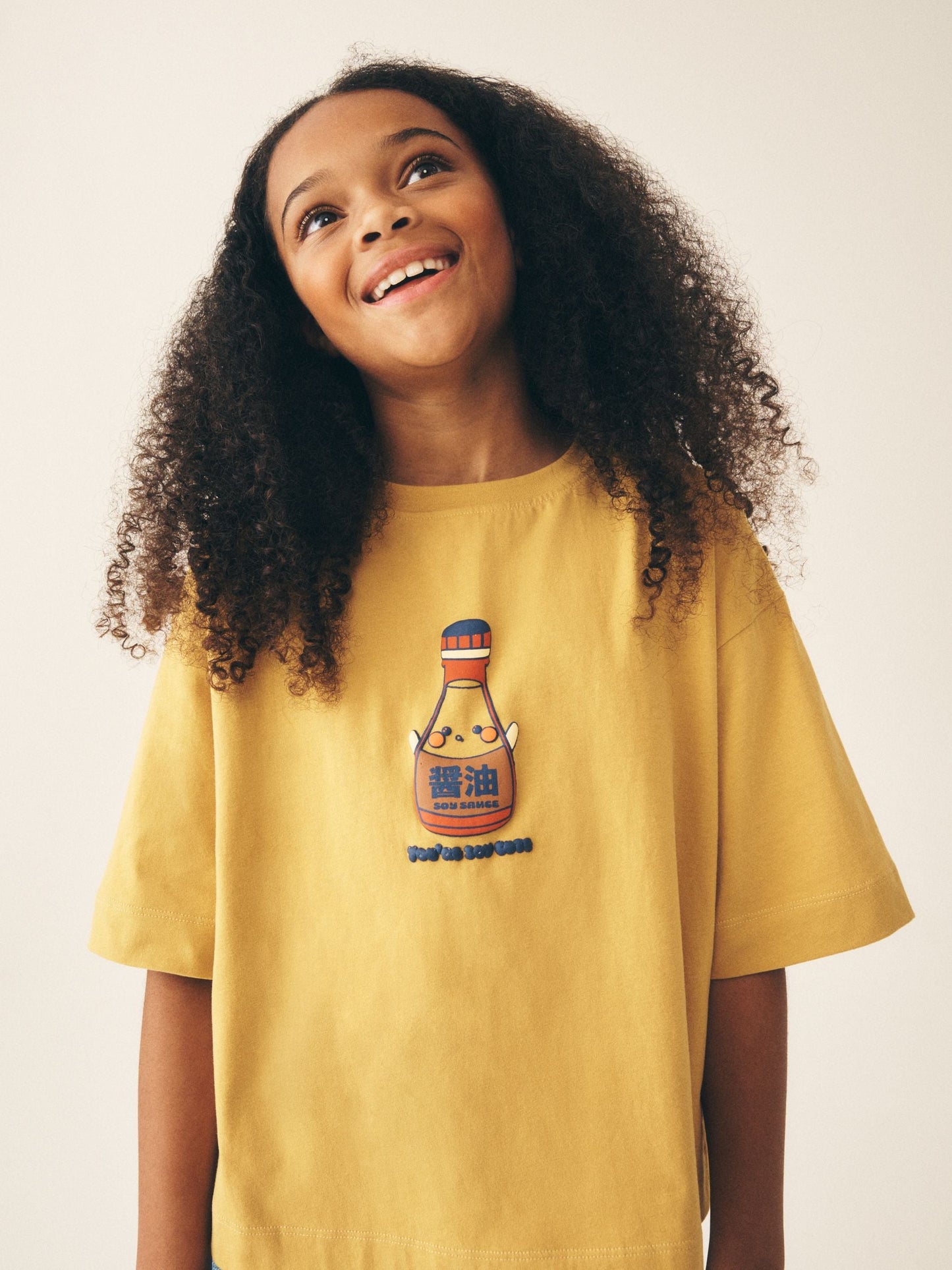 Dsiney Kidz - Ochre Soy Oversized Graphic Print T-Shirt (3-16yrs) image 4