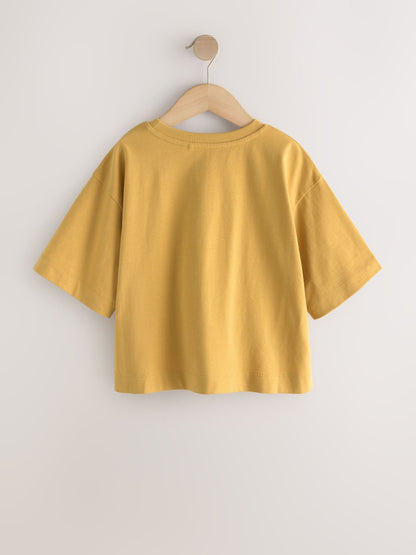 Dsiney Kidz - Ochre Soy Oversized Graphic Print T-Shirt (3-16yrs) image 6