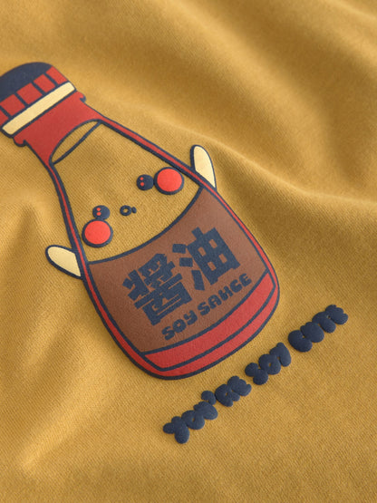 Dsiney Kidz - Ochre Soy Oversized Graphic Print T-Shirt (3-16yrs) image 7