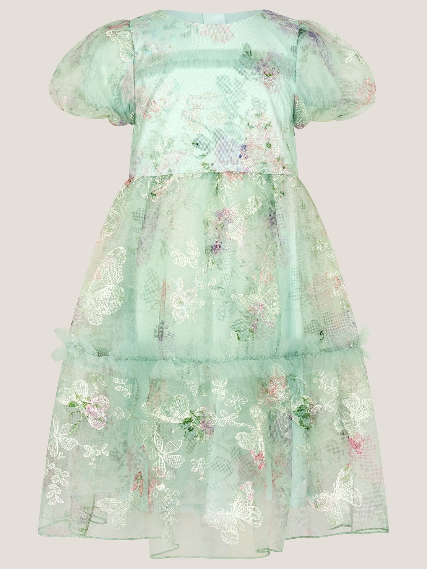 Monsoon Blue Joanna Butterfly Print Party Dress image 2