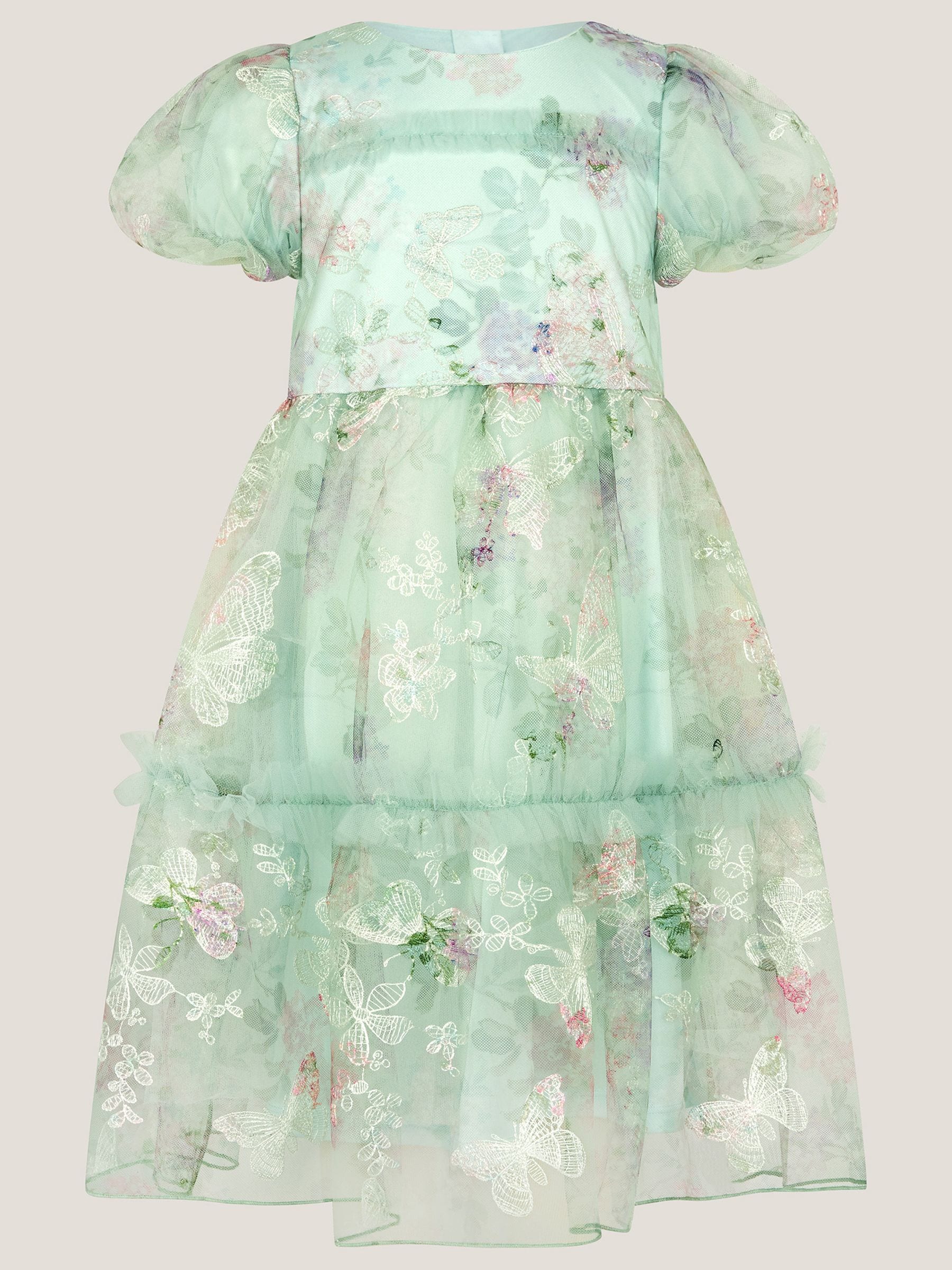 Monsoon Blue Joanna Butterfly Print Party Dress image 2