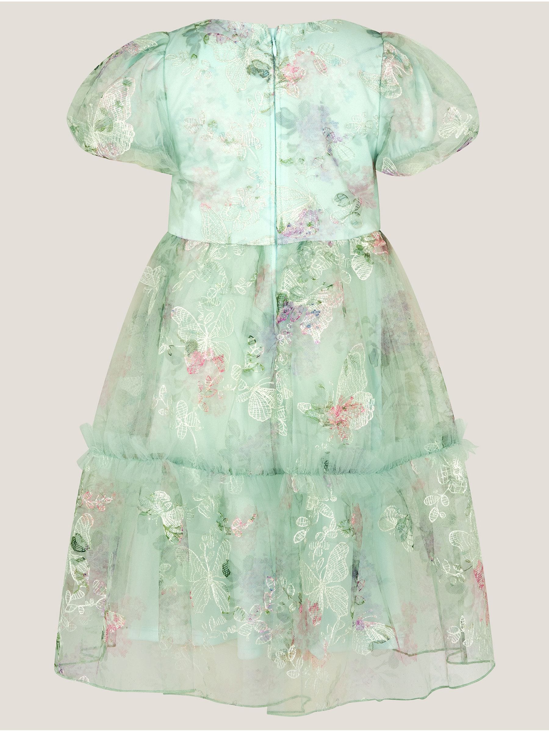 Monsoon Blue Joanna Butterfly Print Party Dress image 3