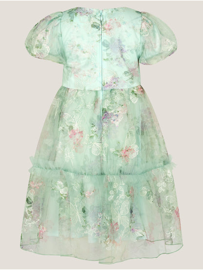 Monsoon Blue Joanna Butterfly Print Party Dress image 3