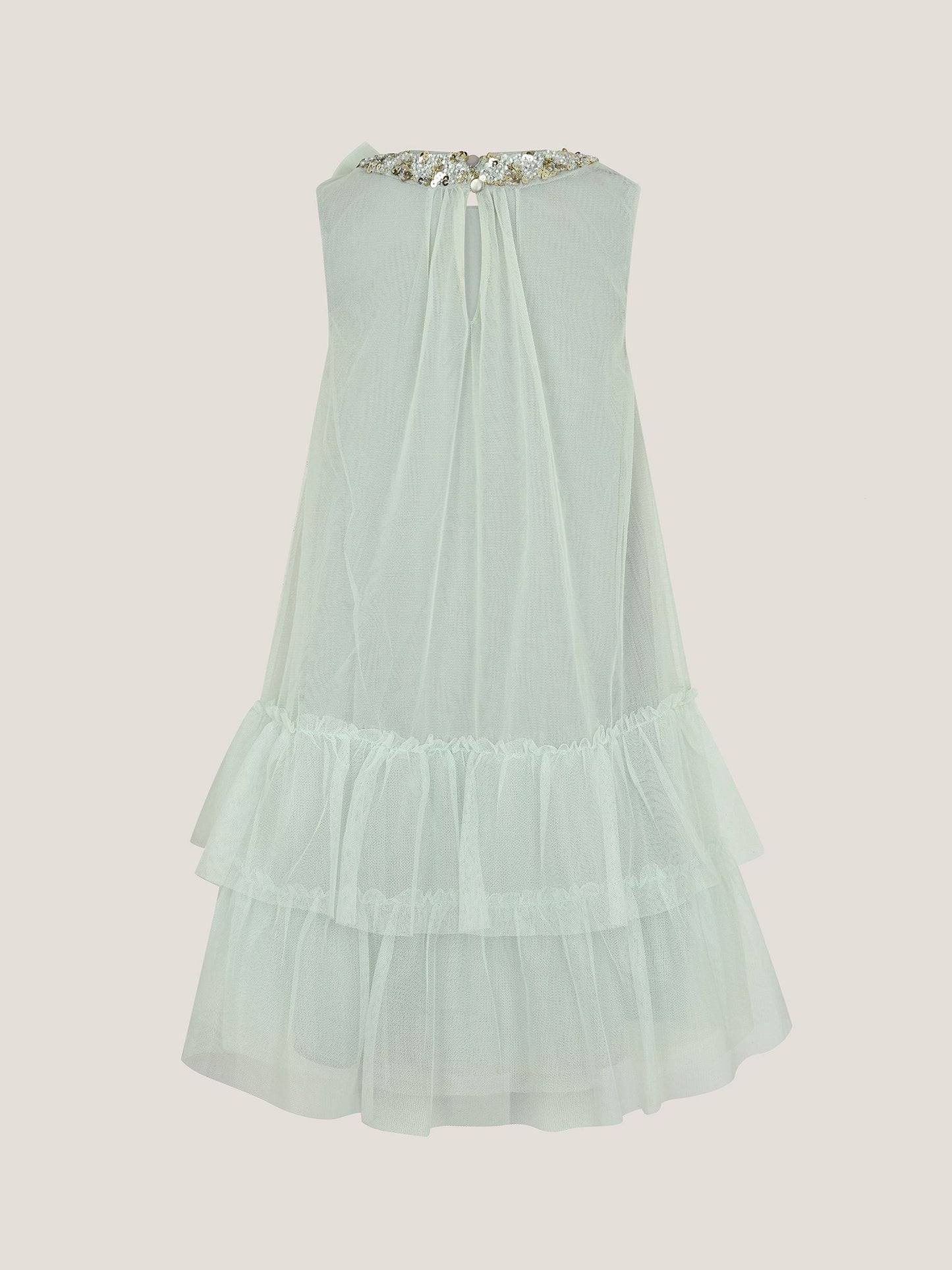 Monsoon Sage Green Alex Sequin Swing Party Dress image 2