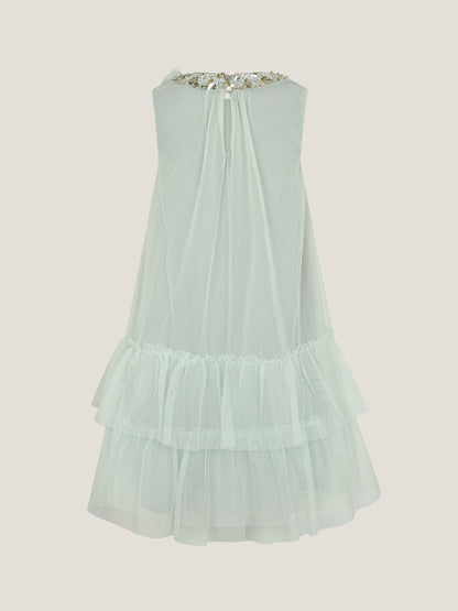 Monsoon Sage Green Alex Sequin Swing Party Dress image 2