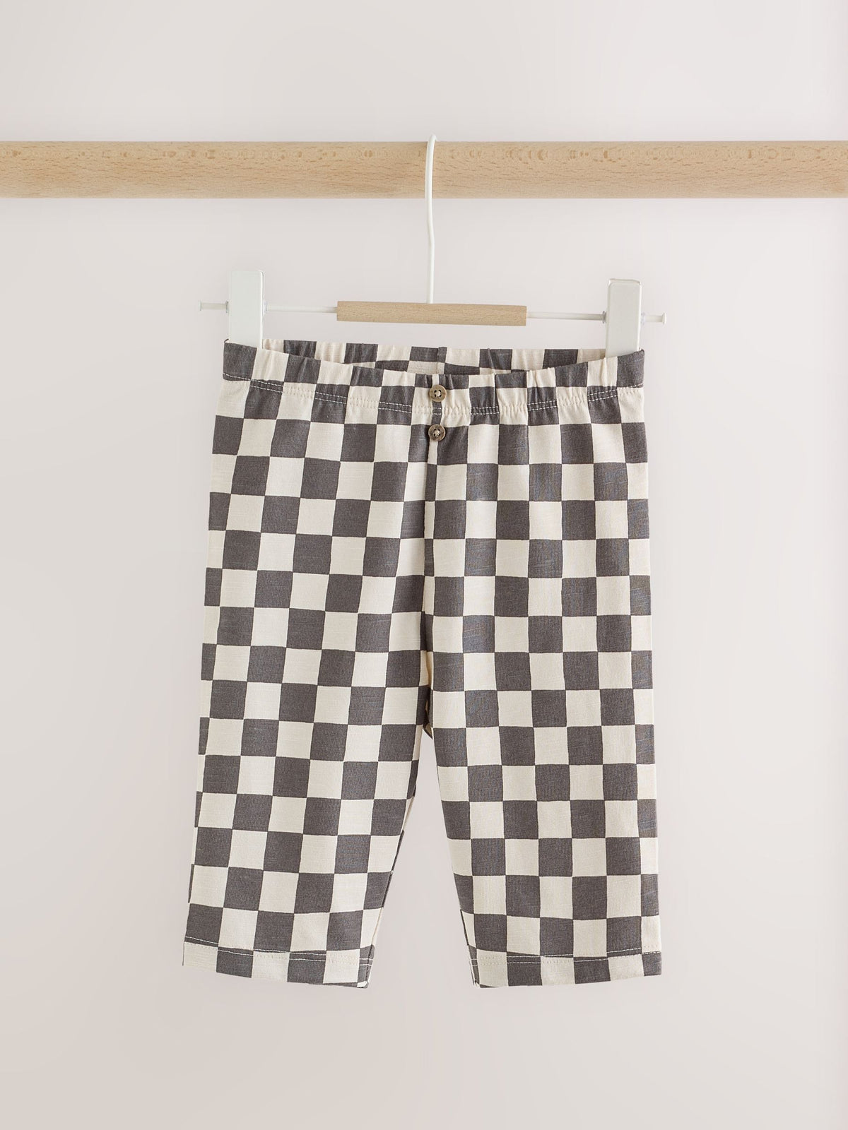 Dsiney Kidz - Grey/Neutral Checkerboard Baby Top and Wide Leg Leggings Set 6 Piece (0mths-2yrs) image 5