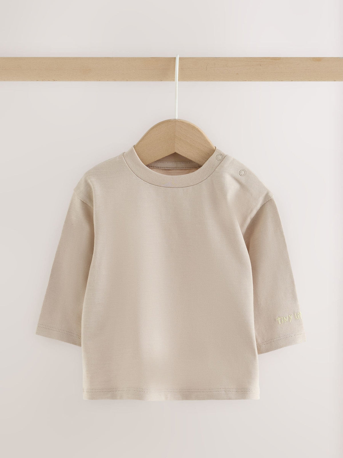 Grey Baby Long Sleeve T-Shirts 4 Pack (0mths-2yrs) - image 2