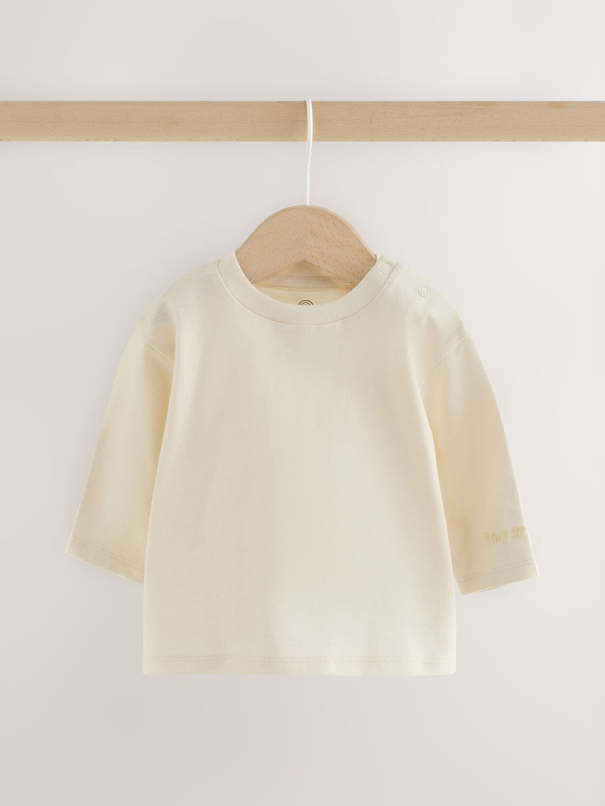 Grey Baby Long Sleeve T-Shirts 4 Pack (0mths-2yrs) - image 4