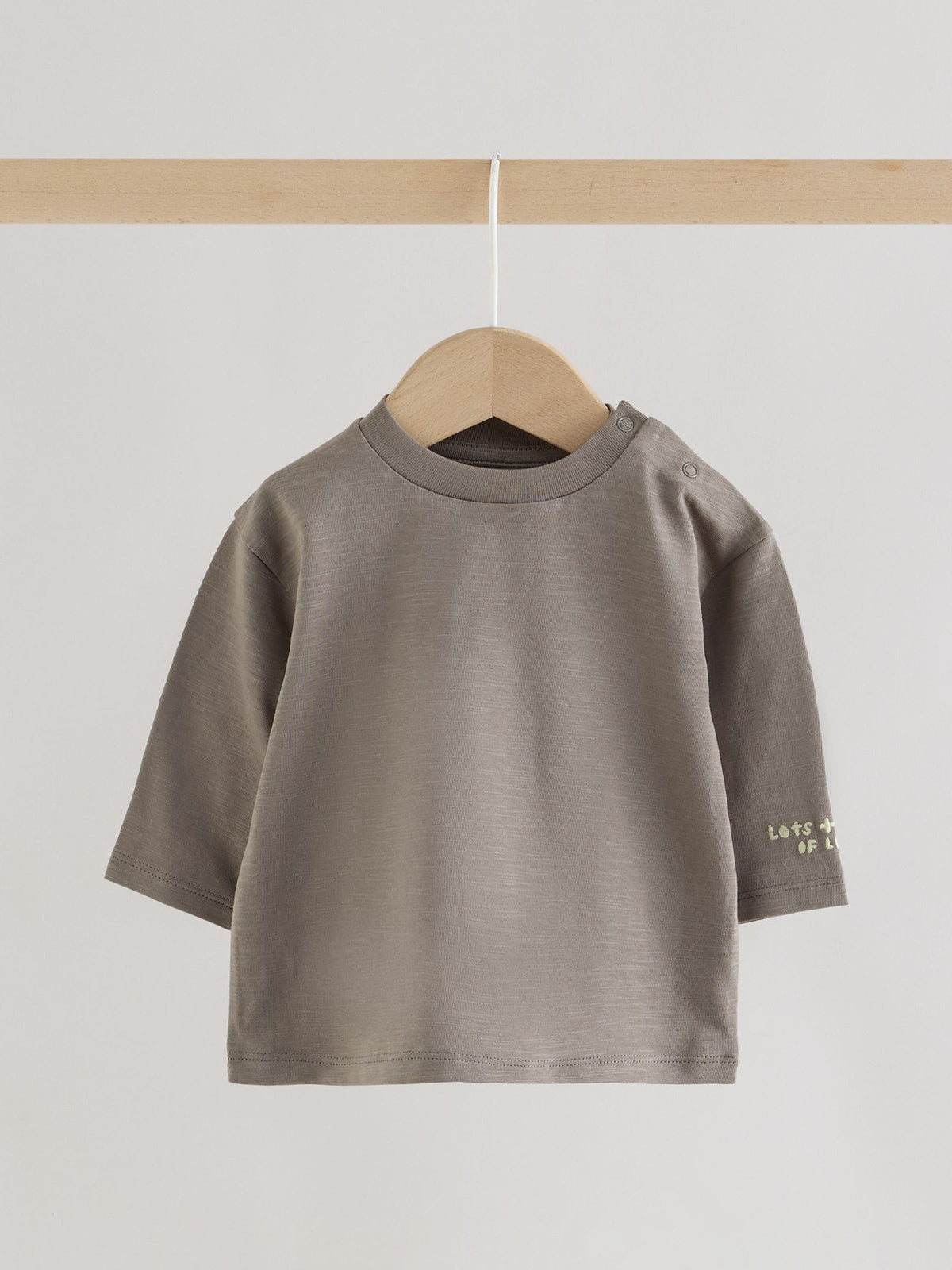 Grey Baby Long Sleeve T-Shirts 4 Pack (0mths-2yrs) - image 5