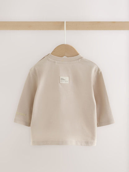 Grey Baby Long Sleeve T-Shirts 4 Pack (0mths-2yrs) - image 7