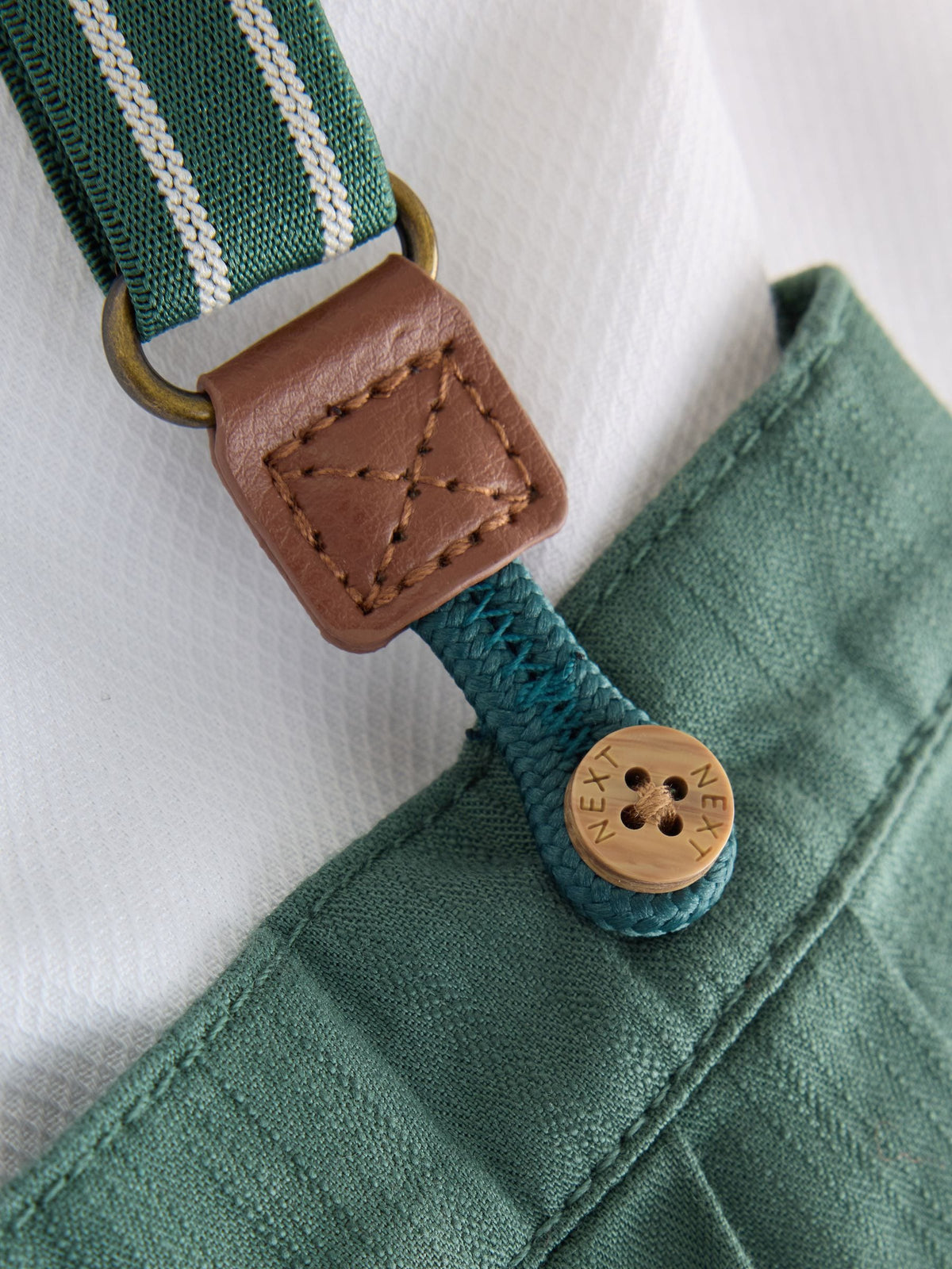 Green Baby Shirt Trousers and Braces 4 Piece Set (0mths-2yrs) - image 5