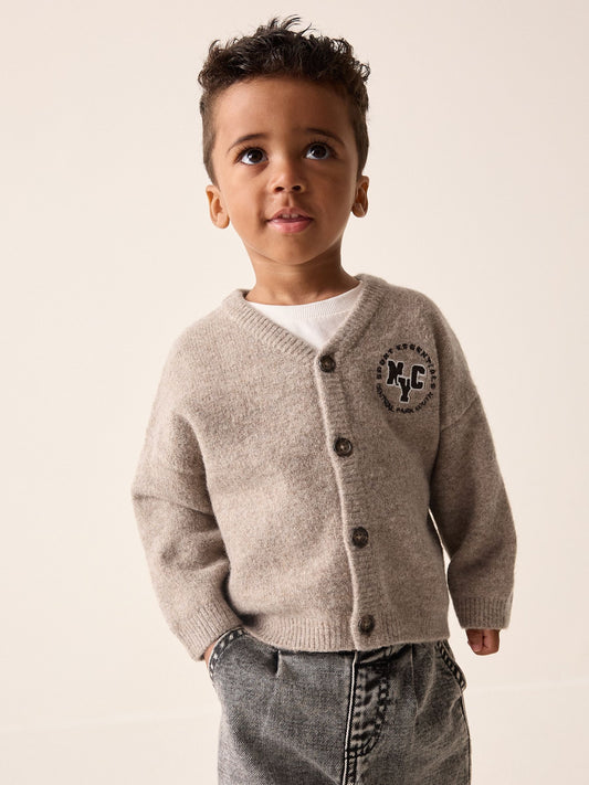 Brown Character Cardigan (3mths-7yrs) - image 1