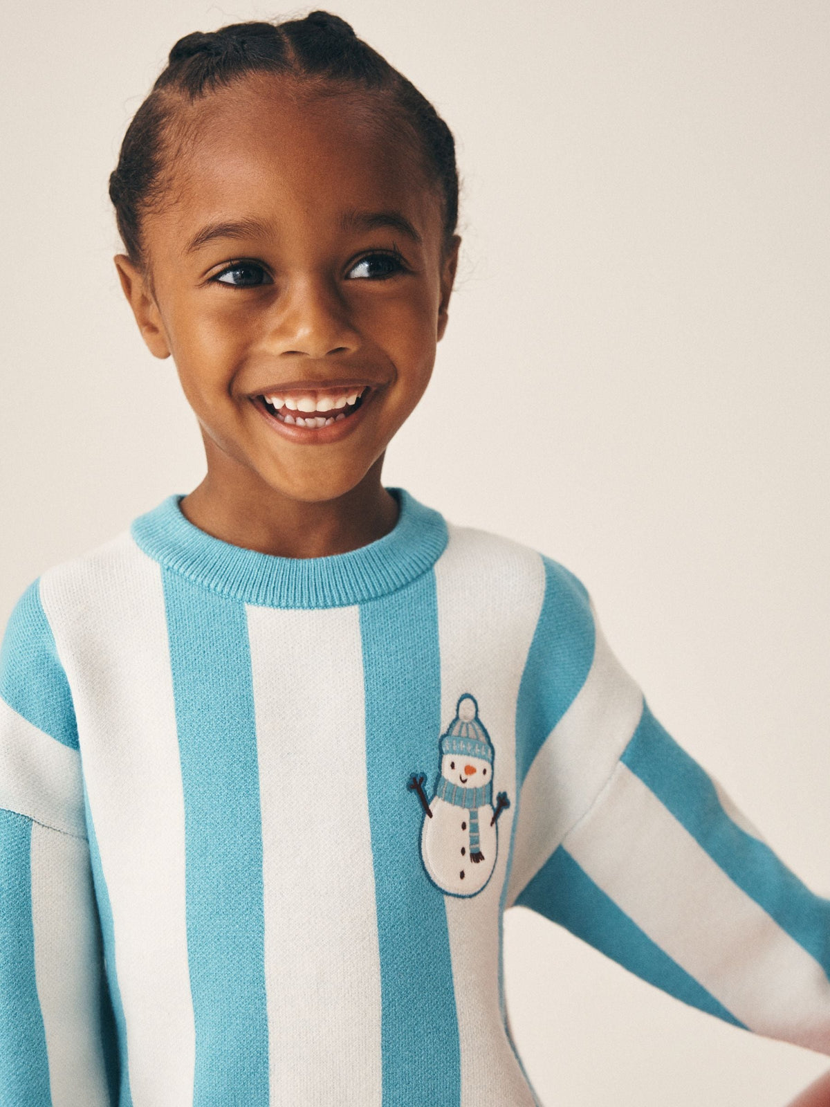 Blue Christmas Crew Neck Jumper (3mths-10yrs) - image 3