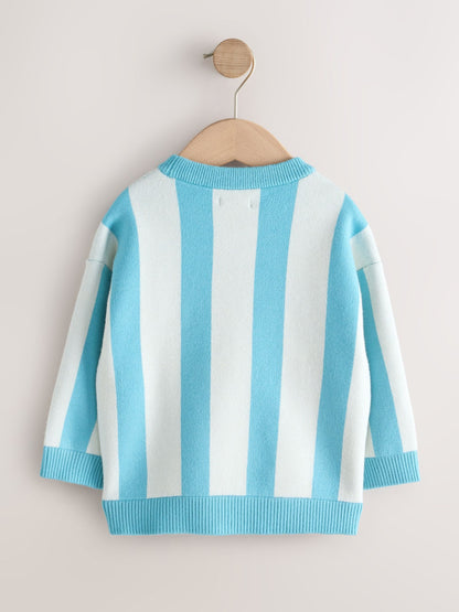 Blue Christmas Crew Neck Jumper (3mths-10yrs) - image 5