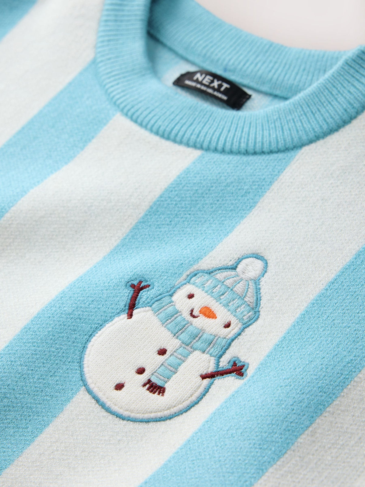 Blue Christmas Crew Neck Jumper (3mths-10yrs) - image 6