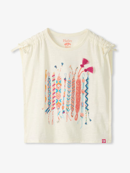Dsiney Kidz - Hatley Natural Friendship Bracelet Cinched Shoulder Top image 1