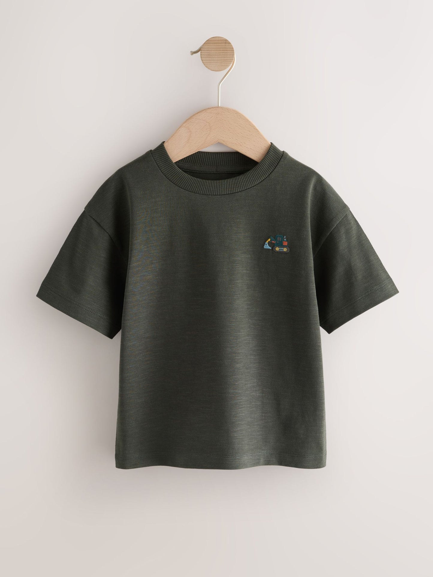 Dsiney Kidz - Multi Bright Transport Embroidery Relaxed Fit Short Sleeve T-Shirts 5 Pack (3mths-7yrs) image 5